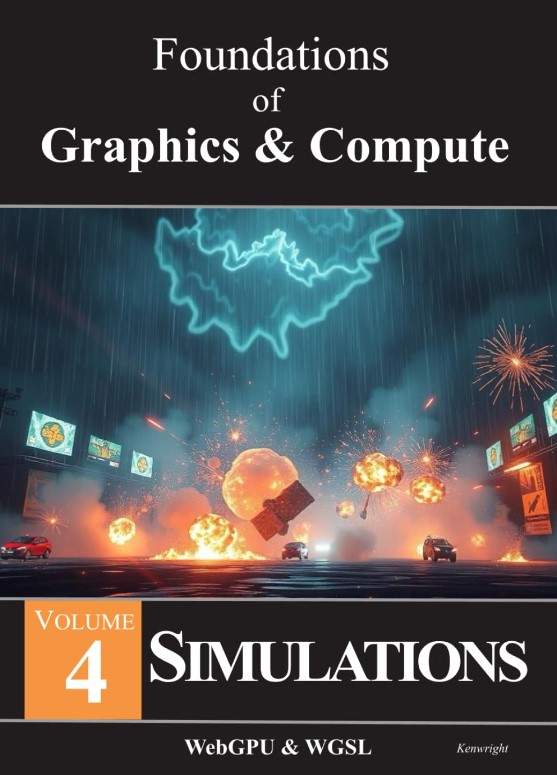 Foundations of Graphics & Compute: Volume 4 Simulations (Hardback) Cover